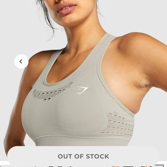 Gymshark Other - BRAND NEW: Gymshark Energy Seamless Sports Bra! Grey